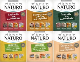 NATURO Adult Dog MIX SMAKÓW tacki 12x400g - Zdjęcie główne