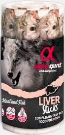ALPHA SPIRIT Liver Sticks Dog Wątróbka Blister 16x10g