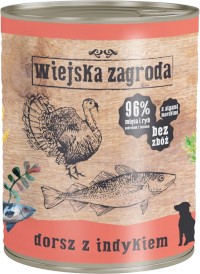WIEJSKA ZAGRODA Dorsz z Indykiem bez zbóż 800g - Zdjęcie nr 2