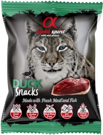 ALPHA SPIRIT Duck Snacks Cat Kaczka Kostka 50g - Zdjęcie główne