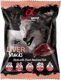 ALPHA SPIRIT Liver Snacks Dog Wątróbka Kostka 50g - Zdjęcie główne