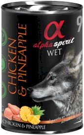 ALPHA SPIRIT Wet Dog Chicken Pineapple Kurczak Ananas 400g - Zdjęcie nr 2
