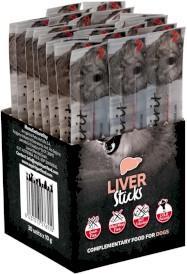 ALPHA SPIRIT Liver Sticks Dog Wątróbka Paluszki 30x10g - Zdjęcie główne