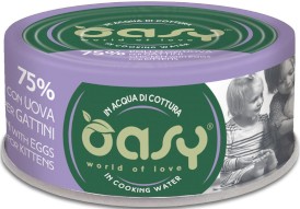 OASY Cat More Love Kitten Chicken Eggs Kurczak Jaja 12x70g - Zdjęcie nr 2