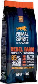 PRIMAL SPIRIT Rebel Farm 65% Fresh Adult Dog 12kg
