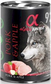 ALPHA SPIRIT Wet Dog Pork Apple Wieprzowina Jabłko 400g - Zdjęcie nr 2