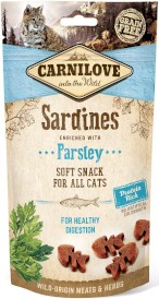 CARNILOVE CAT Soft Snack Sardine Parsley SARDYNKI 50g - Zdjęcie główne