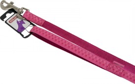 ZOLUX Smycz Mac Leather Fuksja 10mm / 1,2m - Zdjęcie główne
