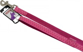 ZOLUX Smycz Mac Leather Fuksja 15mm / 1,2m - Zdjęcie główne