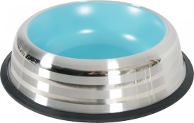ZOLUX Miska antypoślizgowa Inox Merenda niebieska 1 l - Zdjęcie nr 2