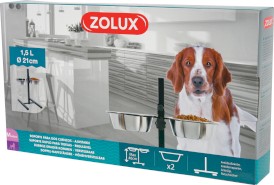 ZOLUX Zestaw 2 Miski 21cm + Stojak regulowany - Zdjęcie nr 2