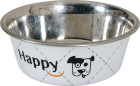 ZOLUX Miska Inox Happy Biała 0,8 l - Zdjęcie główne
