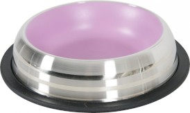 ZOLUX Miska antypoślizgowa Inox Merenda różowa 225 ml - Zdjęcie główne