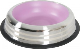 ZOLUX Miska antypoślizgowa Inox Merenda różowa 500 ml - Zdjęcie nr 2