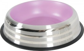 ZOLUX Miska antypoślizgowa Inox Merenda różowa 1,85 l - Zdjęcie główne