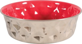 ZOLUX Miska Inox Diamond czerwona 2,6l - Zdjęcie główne