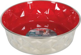 ZOLUX Miska Inox Diamond czerwona 1,8l - Zdjęcie nr 2