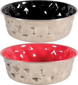 ZOLUX Miska Inox Diamond czarna 550ml - Zdjęcie główne