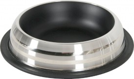 ZOLUX Miska antypoślizgowa Inox Merenda czarna 225 ml - Zdjęcie główne
