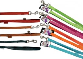 ZOLUX Smycz Mac Leather Czarna 20mm / 1,2m - Zdjęcie główne