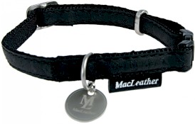 ZOLUX Obroża regulowana Mac Leather Czarna 15mm - Zdjęcie nr 2