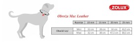 ZOLUX Obroża regulowana Mac Leather Żółta 15mm - Zdjęcie nr 4