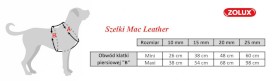 ZOLUX Szelki regulowane Mac Leather Czerwone 10mm - Zdjęcie nr 4