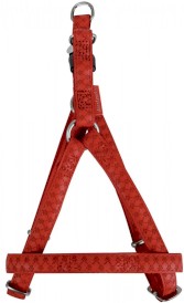 ZOLUX Szelki regulowane Mac Leather Czerwone 25mm