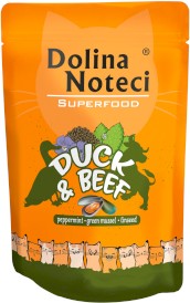DOLINA NOTECI SUPERFOOD Kot Kaczka i Wołowina 85g - Zdjęcie główne