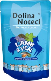 DOLINA NOTECI SUPERFOOD Kot Jagnięcina i Cielęcina 85g - Zdjęcie główne