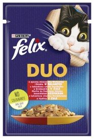 PURINA FELIX DUO Wołowina Drób 85g - Zdjęcie główne