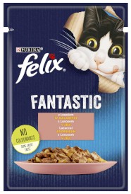 PURINA FELIX FANTASTIC Łosoś 85g - Zdjęcie główne