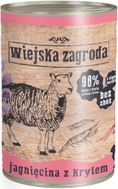 WIEJSKA ZAGRODA Jagnięcina z Krylem bez zbóż dla kotów 400g - Zdjęcie nr 2