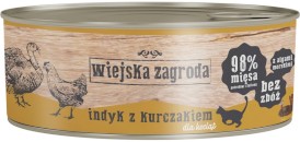WIEJSKA ZAGRODA Indyk z Kurczakiem dla kociąt 85g - Zdjęcie nr 2