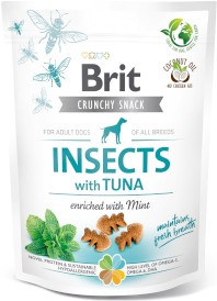 BRIT Care Dog Crunchy INSECTS Tuna Owady Tuńczyk 200g