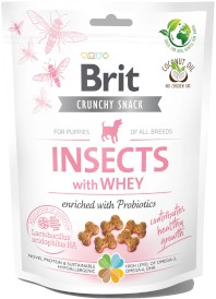 BRIT Care Dog Crunchy PUPPY INSECTS Owady Serwatka 200g