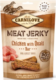 CARNILOVE Meat Jerky Chicken Quail Kurczak Przepiórka 100g