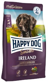 HAPPY DOG Supreme Sensible IRLAND Łosoś Królik 1kg