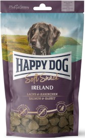 HAPPY DOG Soft Snack Ireland Łosoś Królik 100g