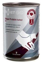 TROVET UPT Unique Protein Turkey Indyk 400g puszka