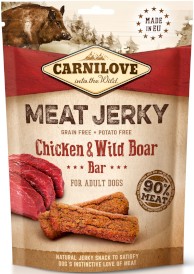 CARNILOVE Meat Jerky Chicken Wild Boar Kurczak Dzik 100g - Zdjęcie główne