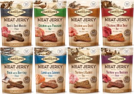 CARNILOVE Meat Jerky Turkey Venison Indyk Dziczyzna 100g - Zdjęcie nr 2
