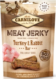 CARNILOVE Meat Jerky Turkey Rabbit Bar Indyk Królik 100g - Zdjęcie główne