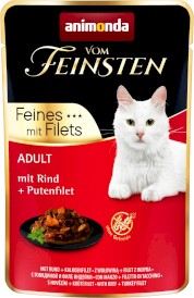 ANIMONDA Vom Feinsten Feines Wołowina i Filet z Indyka 85g - Zdjęcie główne