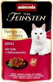 ANIMONDA Vom Feinsten Feines Cielęcina i Filet z Kurczaka 85g - Zdjęcie główne