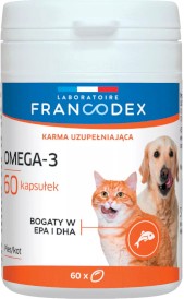 FRANCODEX Omega-3 dla psów i kotów 60tabl.