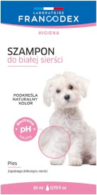 FRANCODEX Szampon dla psa o białej sierści Saszetka 20ml