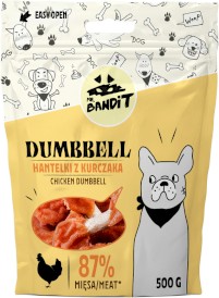 MR.BANDIT Dumbbell Chicken Hantelki z Kurczaka 500g - Zdjęcie główne