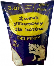 DELFINEK Żwirek silikonowy 3,8l - Zdjęcie główne
