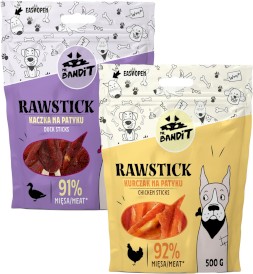 MR.BANDIT Rawstick Chicken Sticks Kurczak na patyku 500g